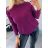 Women's Plus Size Knitted Long Sleeve Sweater (XL/2XL ONE SIZE) ITALIAN FASHION IMD23618