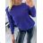 Women's Plus Size Knitted Long Sleeve Sweater (XL/2XL ONE SIZE) ITALIAN FASHION IMD23618