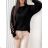 Knitted sweater thin turtleneck long sleeve women (L / XL ONE SIZE) ITALIAN FASHION IMD211110