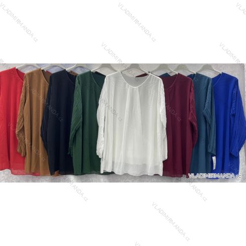 Tunic / blouse long sleeve women's oversized (3XL / 4XL ONE SIZE) ITALIAN FASHION IMWQ2191650