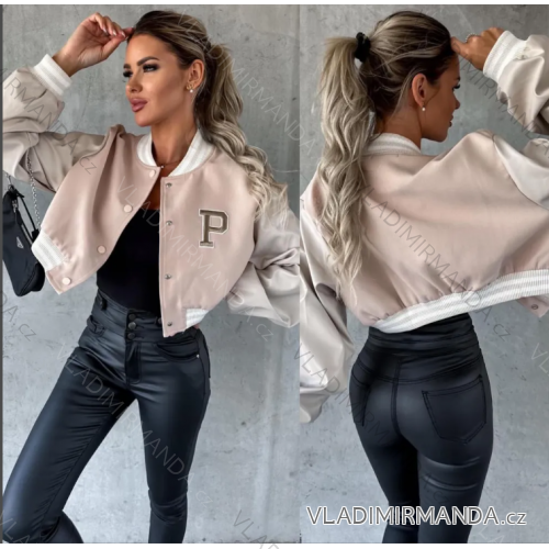 Women's Long Sleeve Sweatshirt (S/M ONE SIZE) ITALIAN FASHION IMPGM2320164