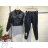 Women's Leather Jacket and Pants Set (S/M ONE SIZE) ITALIAN FASHION IMPGM232040