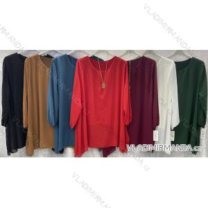 Tunic / blouse long sleeve women's oversized (3XL / 4XL ONE SIZE) ITALIAN FASHION IMWQ2191650