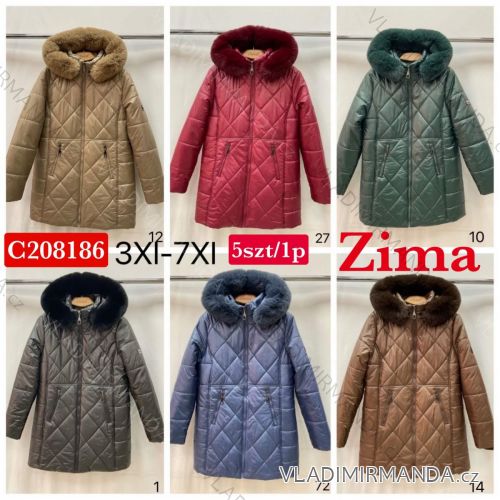 Women's Plus Size Winter Jacket (3XL-7XL) POLISH FASHION PMWC23C208186