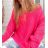 Women's Long Sleeve Knitted Sweater (XL/2XL ONE SIZE) ITALIAN FASHION IMD23720