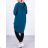 Fleece coat long sleeve zipper hooded women's oversized (XL / 2XLONE SIZE) ITALIAN FASHION IMD211123