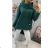 Fleece coat long sleeve zipper hooded women's oversized (XL / 2XLONE SIZE) ITALIAN FASHION IMD211123