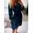 Women's Elegant Long Sleeve Dress (S/M ONE SIZE) ITALIAN FASHION IMM23M4973