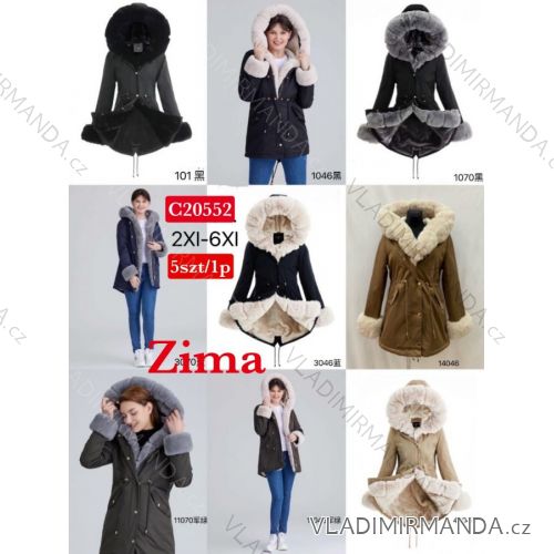 Women's Plus Size Winter Parka Coat (2XL-6XL) POLISH FASHION PMWC23C20552