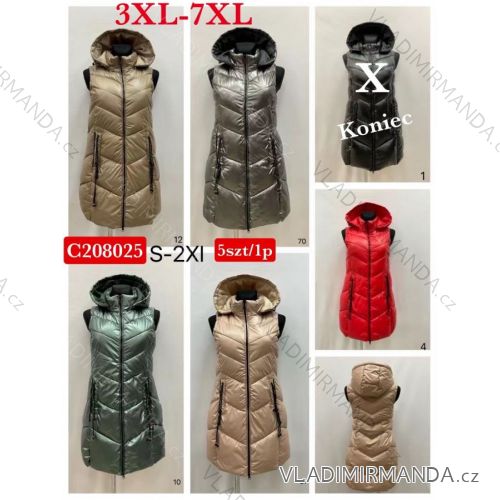 Women's zip-up vest (S-2XL) POLISH FASHION PMWC23C208175