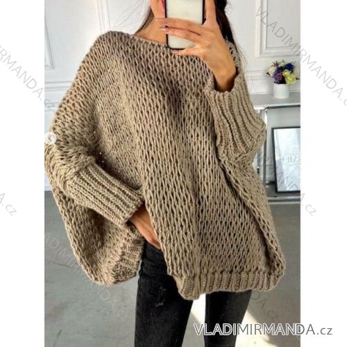 Women's Long Sleeve Sweater (S / M ONE SIZE) ITALIAN FASHION IMM219072