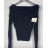 Women's Short Button Up Long Sleeve Sweater (S/M ONE SIZE) ITALIAN FASHION IMPBB23Y22785