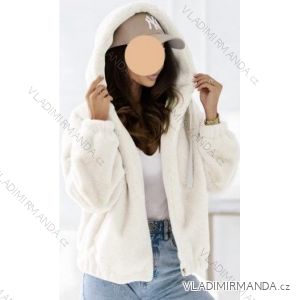 Women's Fluffy Coat (S/M ONE SIZE) ITALIAN FASHION IMWB23564