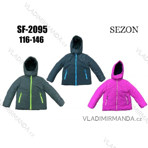 Thin jacket thin children's girls (98-128) SEZON SEZ22CZ-900