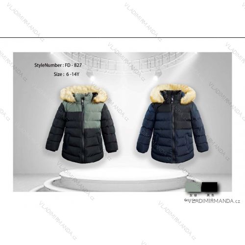 Children's winter jacket for boys (6-14 YEARS) SEASON SEZ23FD-827