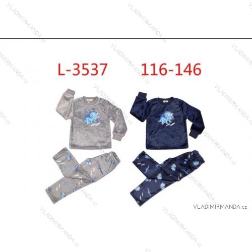 Long-sleeved pajamas for children, teenagers, girls (116-146) SEASON SEZ22PZ-2603