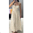 Women's long summer dress with straps (S/M ONE SIZE) ITALIAN FASHION IMPBB24B23868