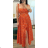 Women's long summer dress with straps (S/M ONE SIZE) ITALIAN FASHION IMPBB24B23868