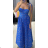 Women's long summer dress with straps (S/M ONE SIZE) ITALIAN FASHION IMPBB24B23868