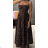 Women's long summer dress with straps (S/M ONE SIZE) ITALIAN FASHION IMPBB24B23868