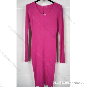 Women's Long Sleeve Knitted Dress (S/M ONE SIZE) ITALIAN FASHION IMPBB23Z5147