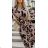 Women's Long Chiffon Short Sleeve Dress (S/M ONE SIZE) ITALIAN FASHION IMWGS231048