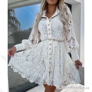 Women's Long Sleeve Lace Dress (S/M ONE SIZE) ITALIAN FASHION IMPBB22B23317