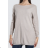 Women's Extended Knitted Long Sleeve Sweater (S/M ONE SIZE) ITALIAN FASHION IMPBB23Z8075