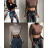 Women's long sleeve top/croptop (S/M ONE SIZE) ITALIAN FASHION IMPLP2386080075