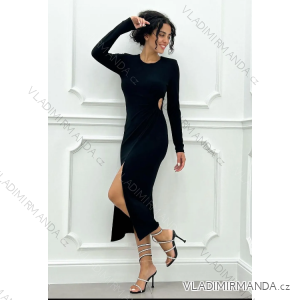 Women's Elegant Long Sleeve Dress (S/M ONE SIZE) ITALIAN FASHION IMPLP2391120012