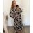 Women's Long Sleeve Shirt Dress (S/M ONE SIZE) ITALIAN FASHION IMWD232607