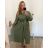 Women's Long Sleeve Shirt Dress (S/M ONE SIZE) ITALIAN FASHION IMWGM23447