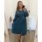 Women's Long Sleeve Shirt Dress (S/M ONE SIZE) ITALIAN FASHION IMWGM23447