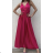 Women's Long Elegant Variable Sleeveless Dress (S/M ONE SIZE) ITALIAN FASHION IMPDY23MDUE991505