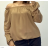 Women's Long Sleeve Tunic/Blouse (S/M ONE SIZE) ITALIAN FASHION IMPDY23YAGE9773