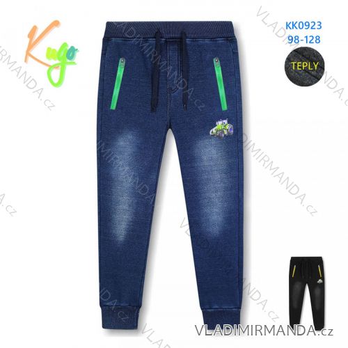 Children's boys' long jean sweatpants (98-128) KUGO QK0279