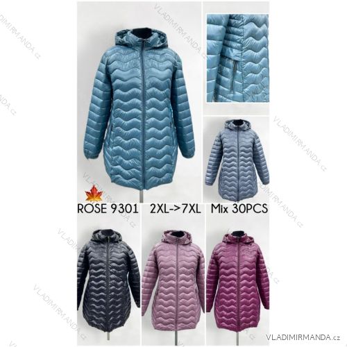 Plus Size Quilted Hooded Jacket (5XL-9XL) Victoria rossi ELR22ROSSi22-10