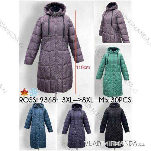 Plus Size Quilted Hooded Jacket (5XL-9XL) Victoria rossi ELR22ROSSi22-10