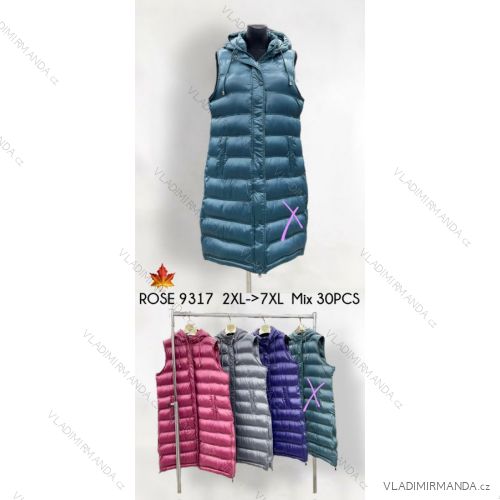 Plus Size Quilted Hooded Jacket (5XL-9XL) Victoria rossi ELR22ROSSi22-10