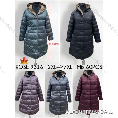 Plus Size Quilted Hooded Jacket (5XL-9XL) Victoria rossi ELR22ROSSi22-10