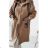 Women's Long Sleeve Lamb Coat (S/M ONE SIZE) ITALIAN FASHION IMWL22016