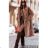 Women's Fluffy Long Sleeve Coat (SL) ITALIAN FASHION IMWL22020