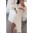 Women's Elegant Knitted Long Sleeve Dress (S/M ONE SIZE) ITALIAN FASHION IMPBB22Y22990