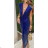 Women's Long Elegant Pleated Sleeveless Dress (S/M ONE SIZE) ITALIAN FASHION IMPBB23S3487