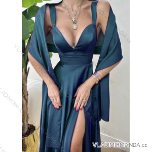 Women's Summer Elegant Strapless Dress (S/M ONE SIZE) ITALIAN FASHION IMPBB23O9187