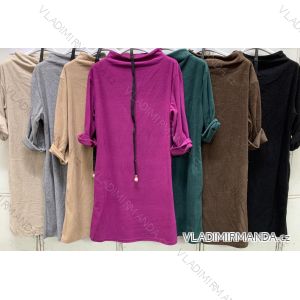 Women's Long Sleeve Knitted Dress (S/M ONE SIZE) ITALIAN FASHION IMC23364