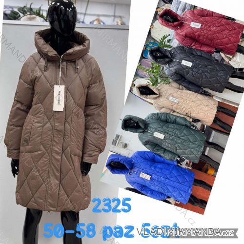 Zip Hooded Jacket Long Sleeve Women's Plus Size (3XL-8XL) POLISH FASHION PMWT21T21-69