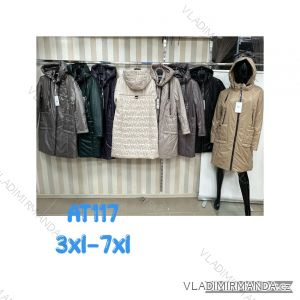 Zip Hooded Jacket Long Sleeve Women's Plus Size (3XL-8XL) POLISH FASHION PMWT21T21-69