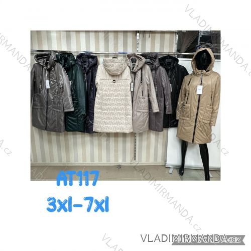 Zip Hooded Jacket Long Sleeve Women's Plus Size (3XL-8XL) POLISH FASHION PMWT21T21-69