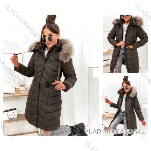 Zip Hooded Jacket Long Sleeve Women's Plus Size (3XL-8XL) POLISH FASHION PMWT21T21-69